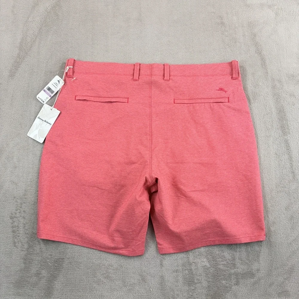 Tommy Bahama On Par IslandZone Golf Shorts in New Red‎ Sail Men 38x8 NWT $110